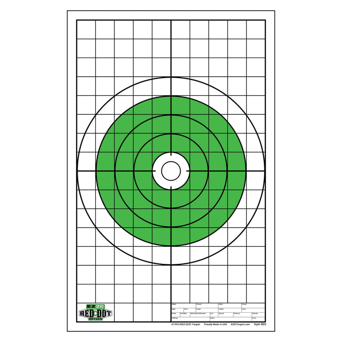 EZ2C Targets RD5: Shooting Paper Targets for Range 11"x17" USA MADE